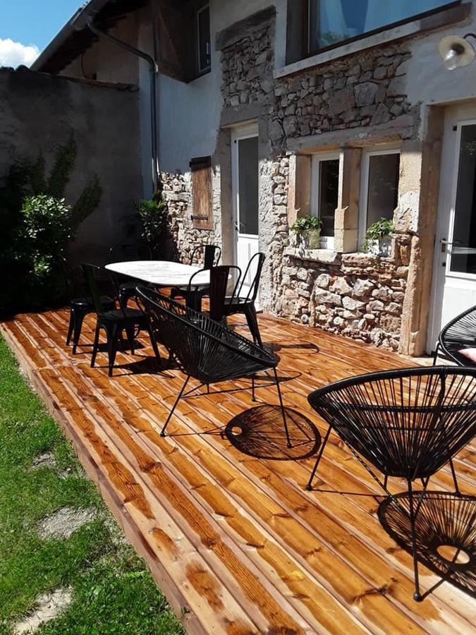 Gite Le Pot De Vin Lancie Экстерьер фото